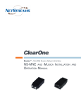 ClearOne iMusica Specifications