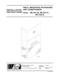 Bard WL702-A Specifications