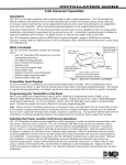 Security Command XR40 Installation guide