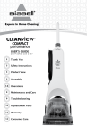 Bissell CLEANVIEW 20W7 Series User`s guide