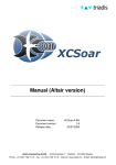 Altair Glide Computer and Navigation System User`s manual