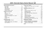 Chevrolet 2005 Epica Specifications