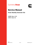 CUMMINS GSBB Service manual