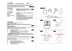 VDO CR 2102 Instruction manual