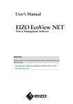 Eizo ECOVIEW NET - User`s manual