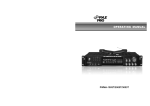 Pyle PWMA 100 Operating instructions