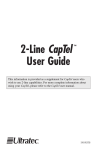 Ultratec CapTel User guide
