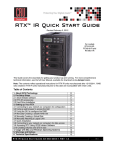 CRU Dataport RTX 801-IR Technical information