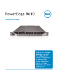 Dell PowerEdge R610 Specifications