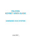 Samsung Falcon User guide