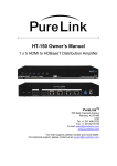 PureLink HT-150 Owner`s manual