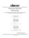Dacor MCS/D Specifications