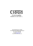 Cload CX-A4 User guide