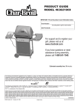 Char-Broil 463821909 Product guide