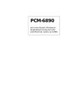 Aaeon PCM-6890 Instruction manual