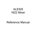 Alesis 1622 Specifications