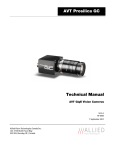 Prosilica GC1380H Instruction manual