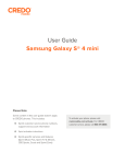 Samsung Galaxy S 4 mini User guide