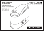 Air-O-Swiss AOS 7131 Technical data