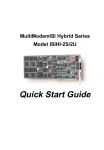 Multi-Tech ISIHI-2S Owner`s manual
