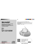 Sharp QT-CD180W Specifications