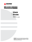 Secutron MR-2300 series User guide