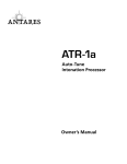 Antares ATR-1 Specifications