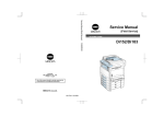 Minolta Di183 Service manual