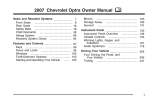 Chevrolet 2007 Optra Specifications