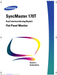 Samsung SyncMaster 580S Specifications