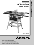 Delta 36-325C Instruction manual