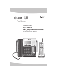 AT&T TL7600 User`s manual