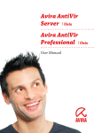 AVIRA ANTIVIR SERVER FOR WINDOWS User manual