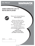 Philips 26MD251D User manual