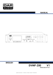 DAPAudio M9000 Product specifications