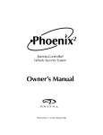Avital Phoenix 2 Owner`s manual