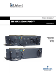 Emerson 3U MP2-220N POD User manual