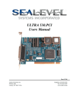 SeaLevel ULTRA 530.LPCI Specifications