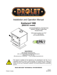 Drolet Eastwood 1800 Specifications