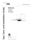 Zephyr Genova ZGE-E30AS Installation guide