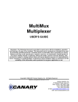 Canary MultiMux User`s guide