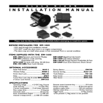 Black Widow Security BW X-Z Series Installation manual