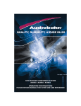 AudioBahn ACIS63 Specifications