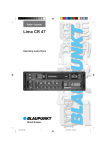 Blaupunkt LIMA CR 47 Operating instructions