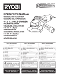 Ryobi AG403 Operator`s manual