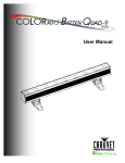Chauvet Quad-9 User manual
