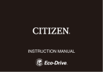 Citizen bn4026 Instruction manual