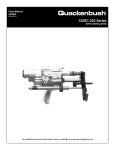 Cooper Tools 120SC - 225 Operating instructions