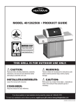 Char-Broil HEATWAVE 461262409 Product guide