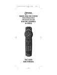 Universal Electronics DVR M1055F User`s guide